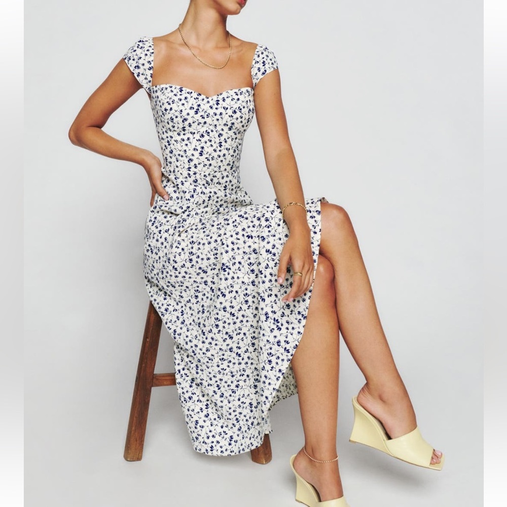 Reformation Bryson Midi Dress - Sz 4